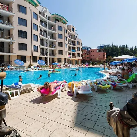 Apartment 1bedroom W Balcony &kitchen+washer Sunny Beach